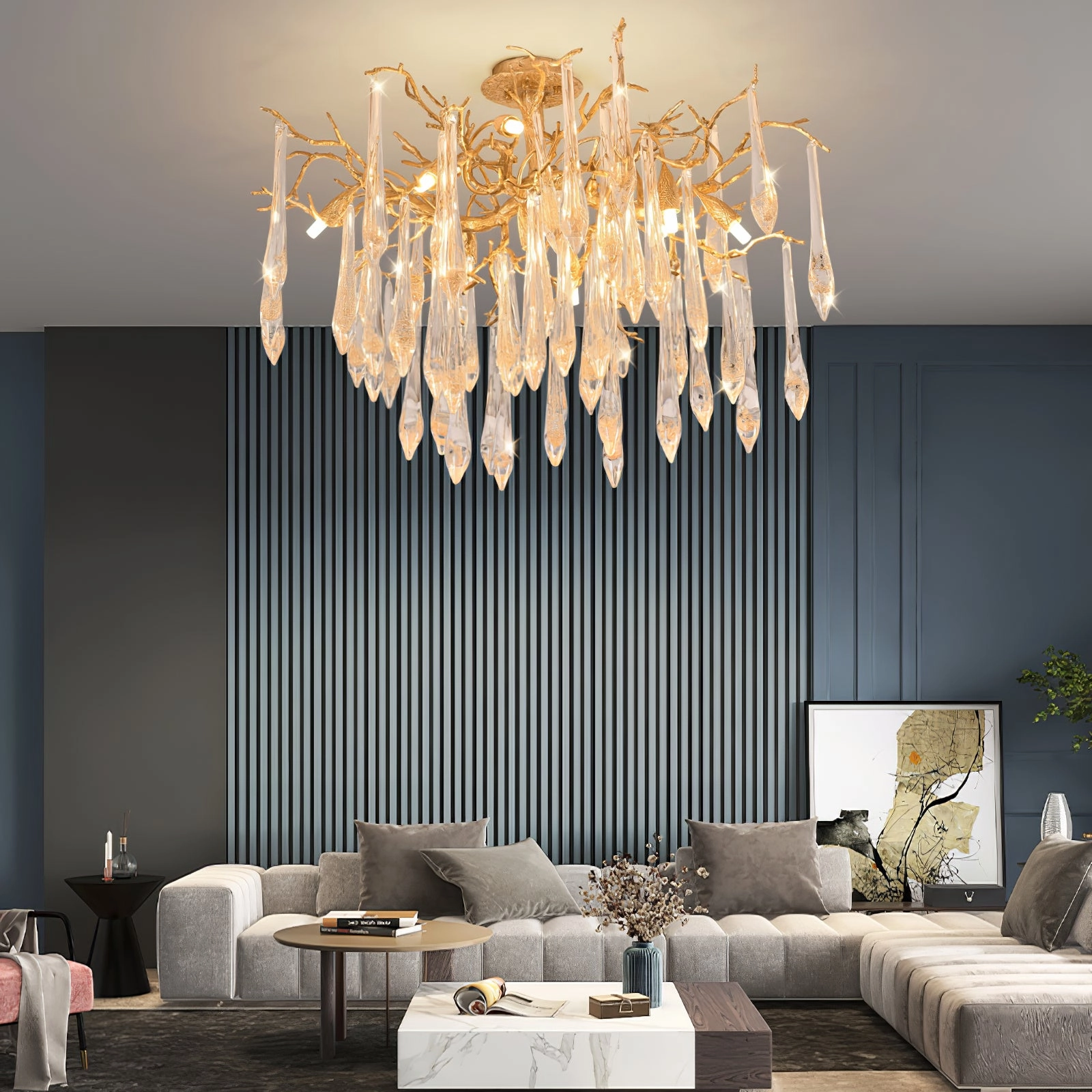 Glamour Glaze Chandelier