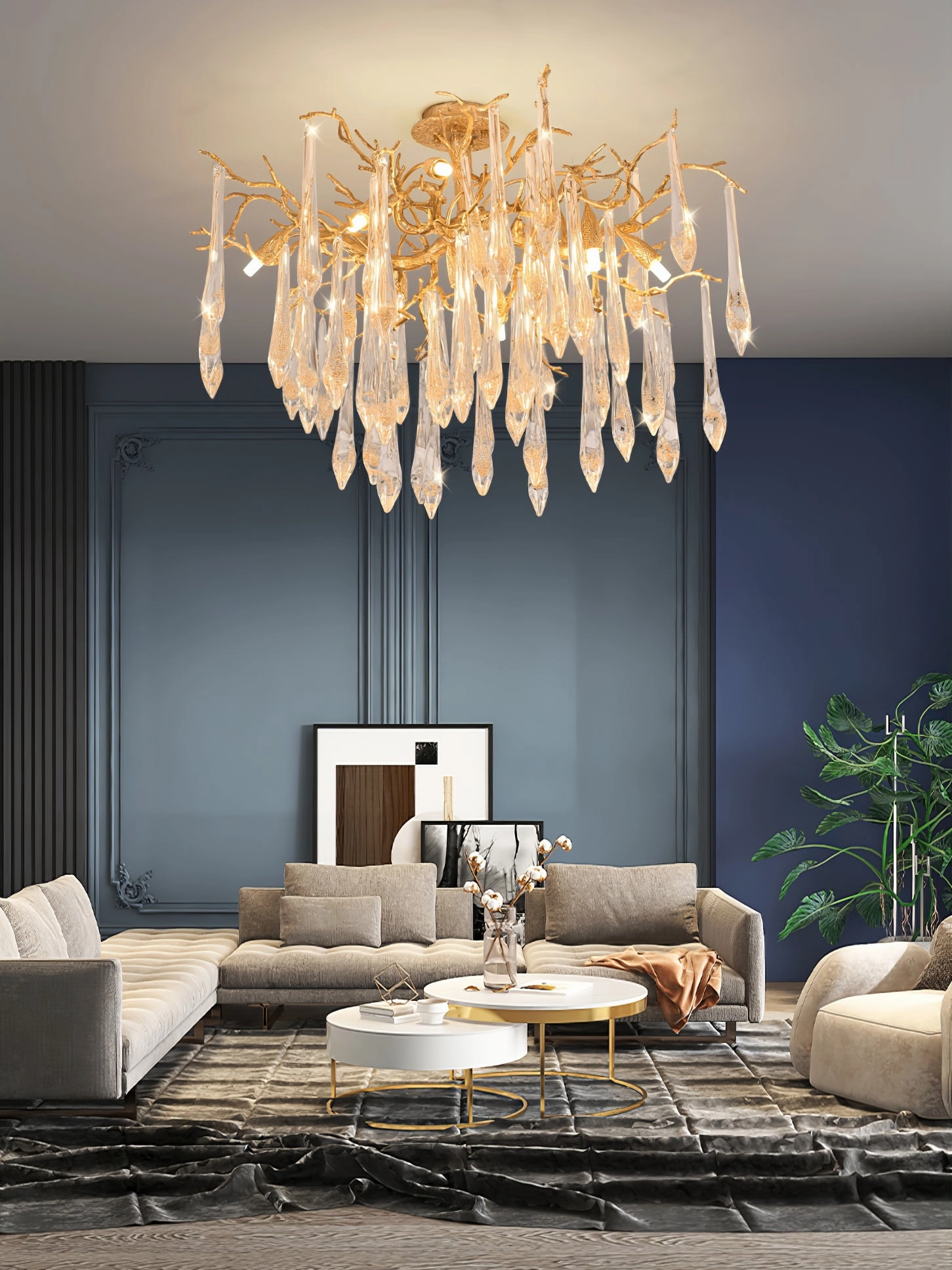 Glamour Glaze Chandelier