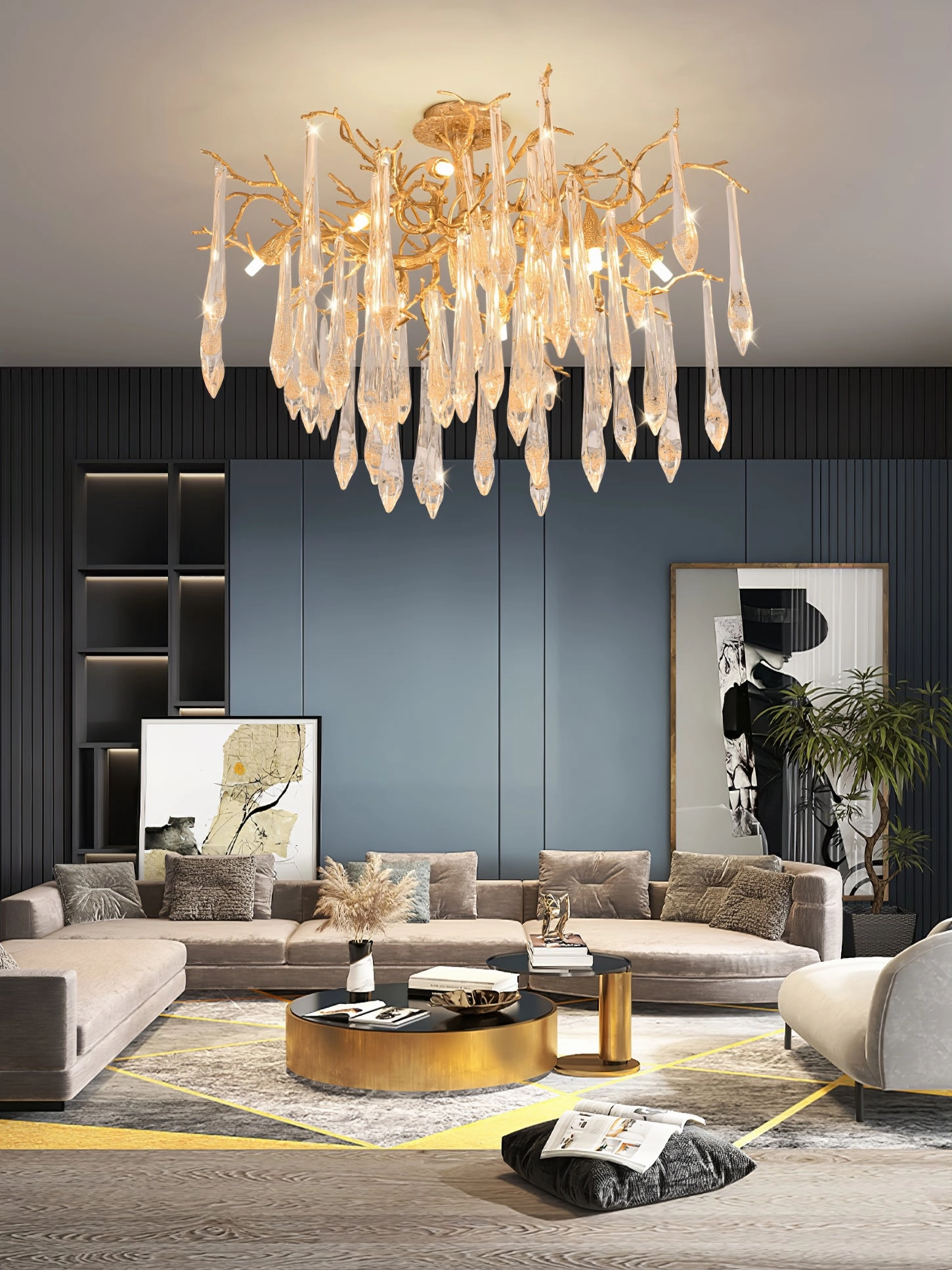 Glamour Glaze Chandelier