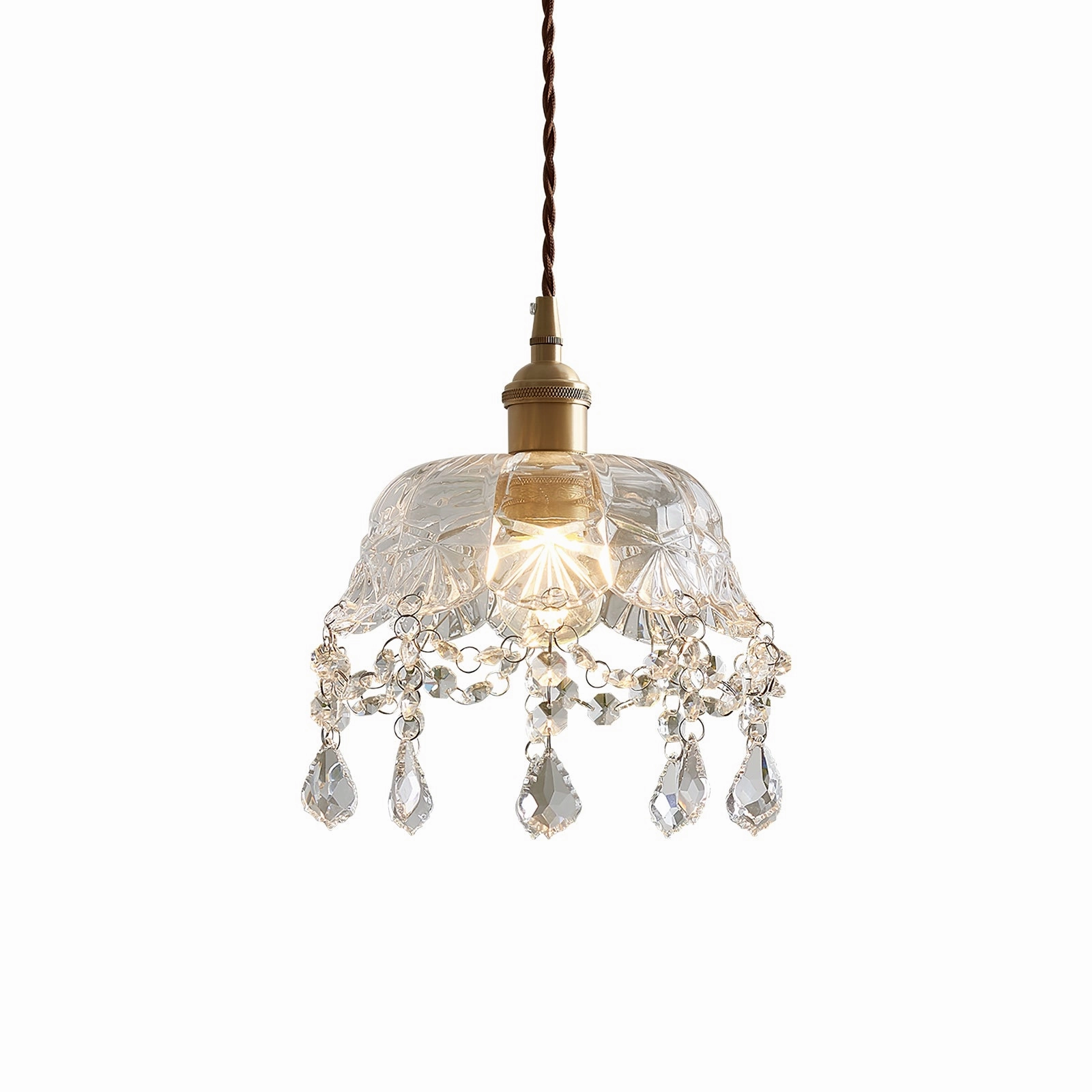 Glass Jewel Pendant Light