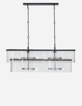 Gleason Linear Chandelier flowerpot LED lamp