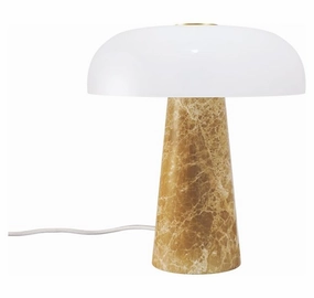 GLOSSY MINI BORDLAMPE BEIGE MARMOR ambient lighting fixture