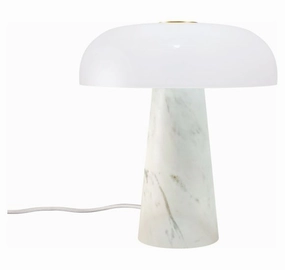 GLOSSY MINI BORDLAMPE HVID MARMOR ambient lighting fixture