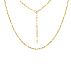Gold Classic Rolo Chain Necklace N062-04G Ania Haie Jewellery