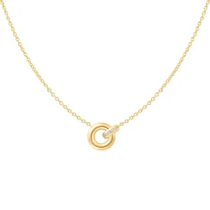 Gold Linked Necklace N062-02G Ania Haie Jewellery