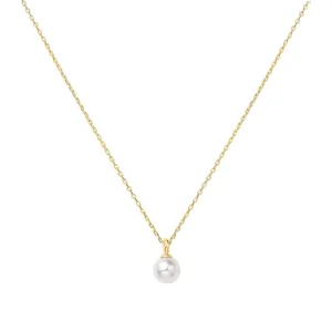 Gold Pearl Drop Pendant Necklace N065-01G Ania Haie Jewellery