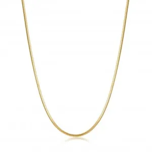 Gold Snake Chain Necklace N038-01G Ania Haie Jewellery