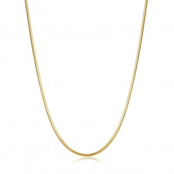 Gold Snake Chain Necklace N038-01G Ania Haie Jewellery