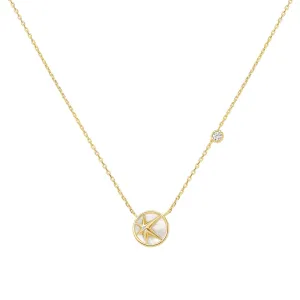 Gold Starry Mother of Pearl Necklace N065-05G Ania Haie Jewellery
