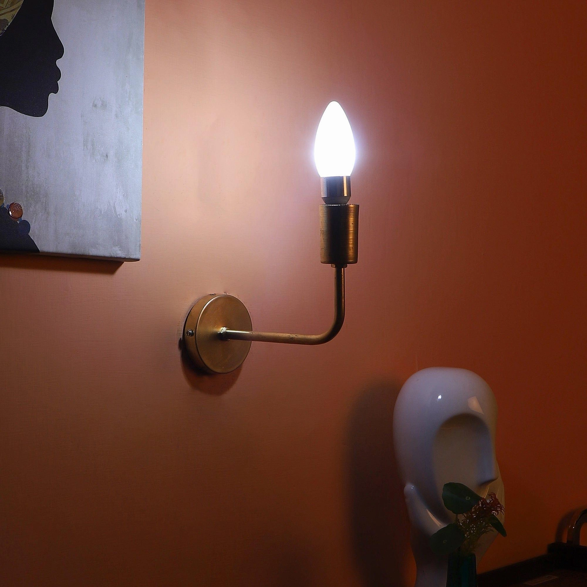 Gold Iron Wall Lights