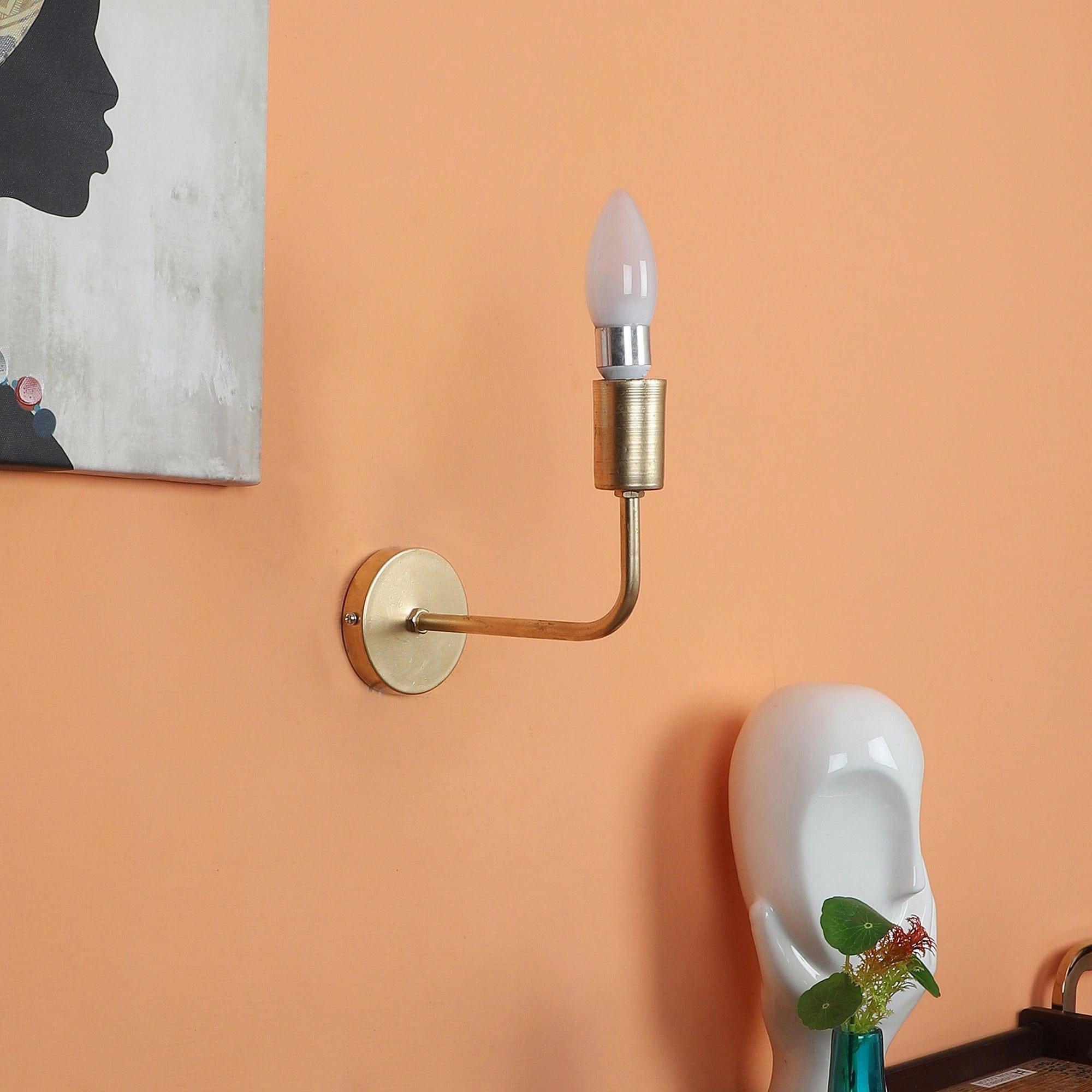 Gold Iron Wall Lights