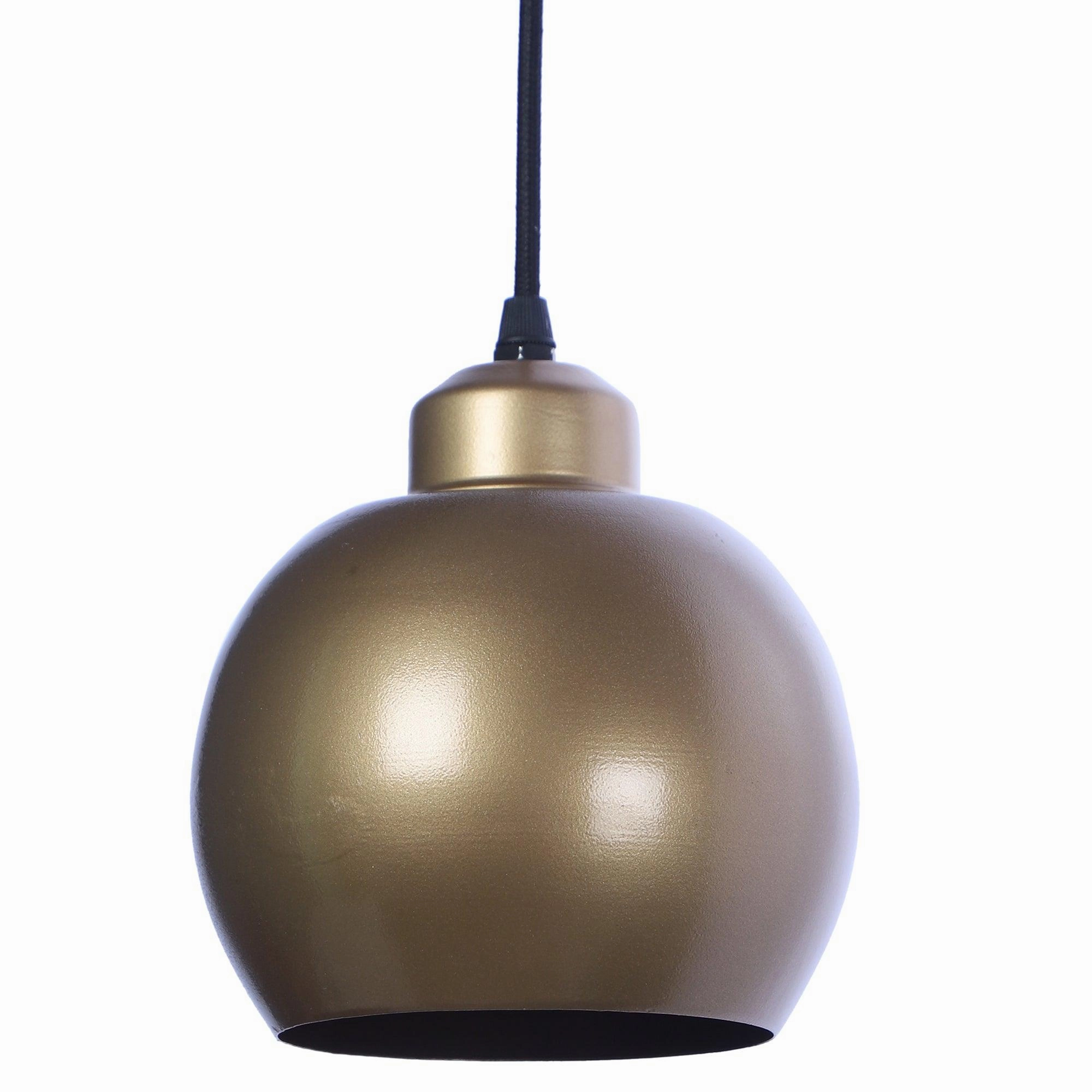 Gold Metal Hanging Light by SS Lightings
