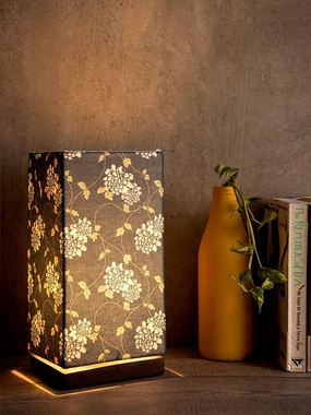 Golden Leaves Lamp with Wooden Base Louis Poulsen chandelier