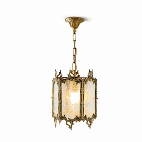 Gorgeous Brass Lantern Pendant Lamp minimalist ceiling light