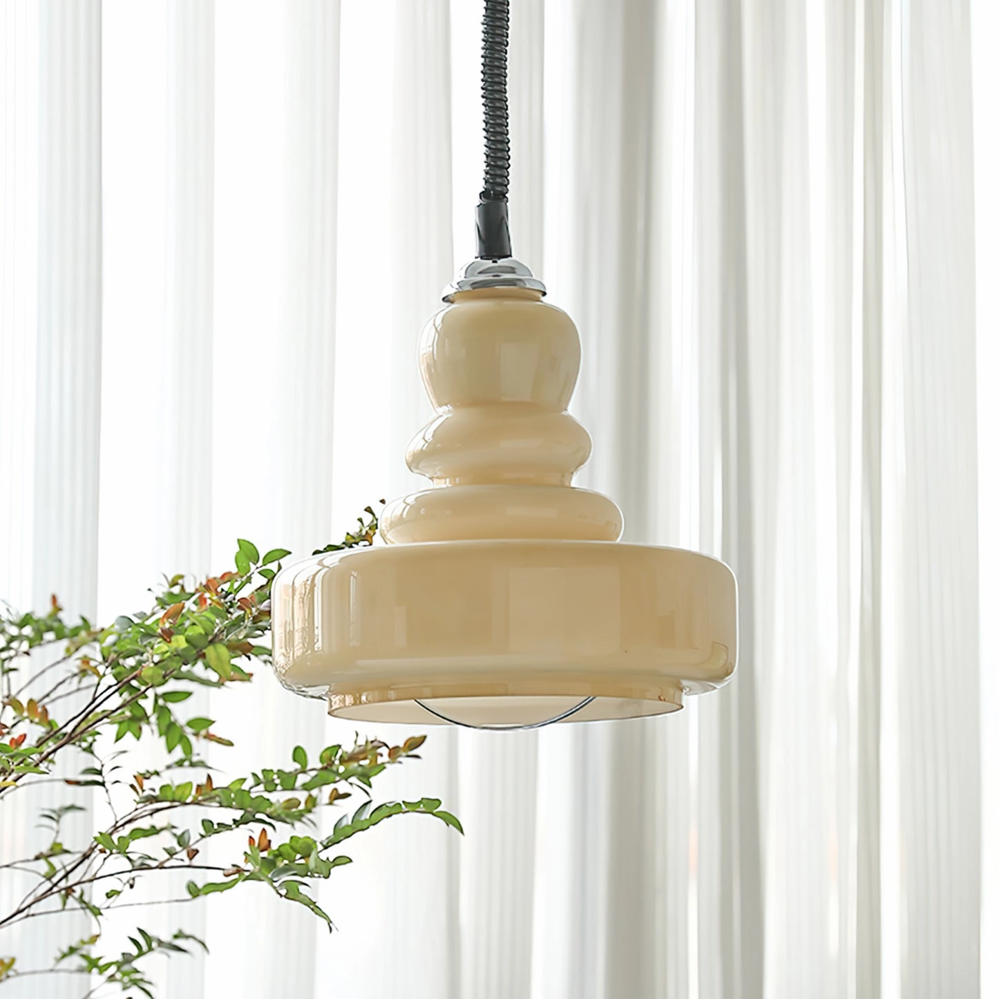 Gourd Glass Pendant Light