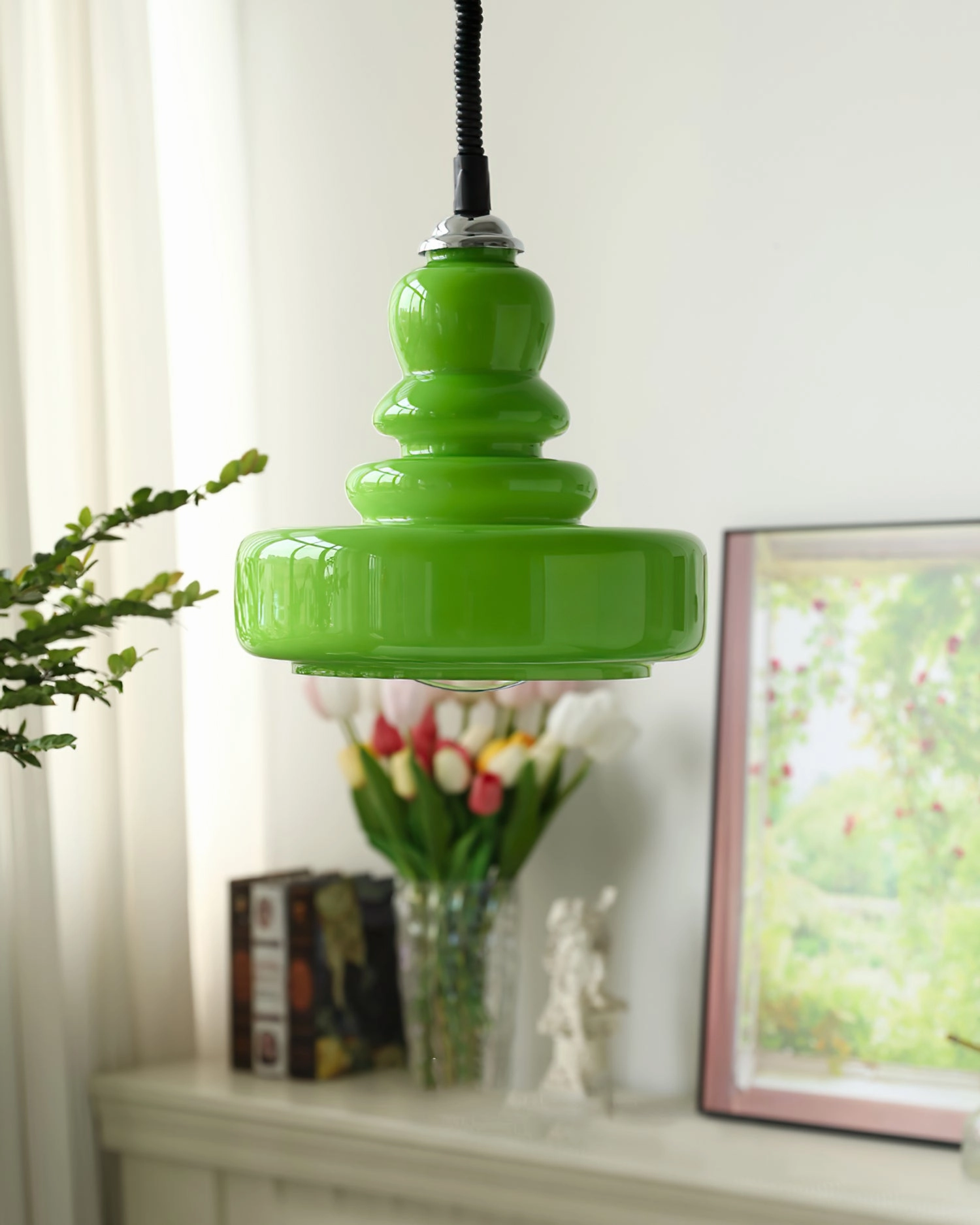 Gourd Glass Pendant Light