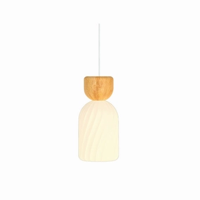 Gourd Ribbed Pendant Light minimalist ceiling light