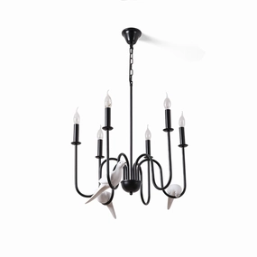 Gracie Bird Chandelier flowerpot LED lamp