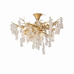 Grape Bunch Chandelier flowerpot LED lamp