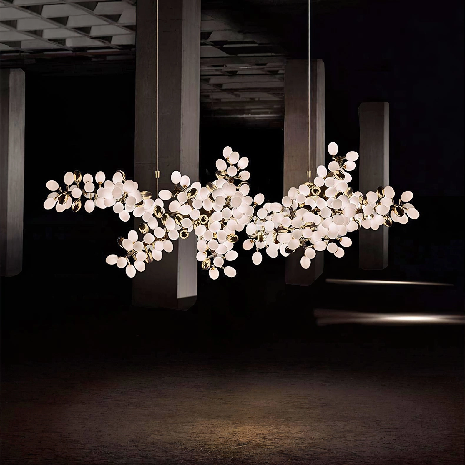 Grape Vine Bunch Chandelier