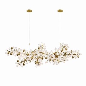 Grape Vine Bunch Chandelier flowerpot LED lamp