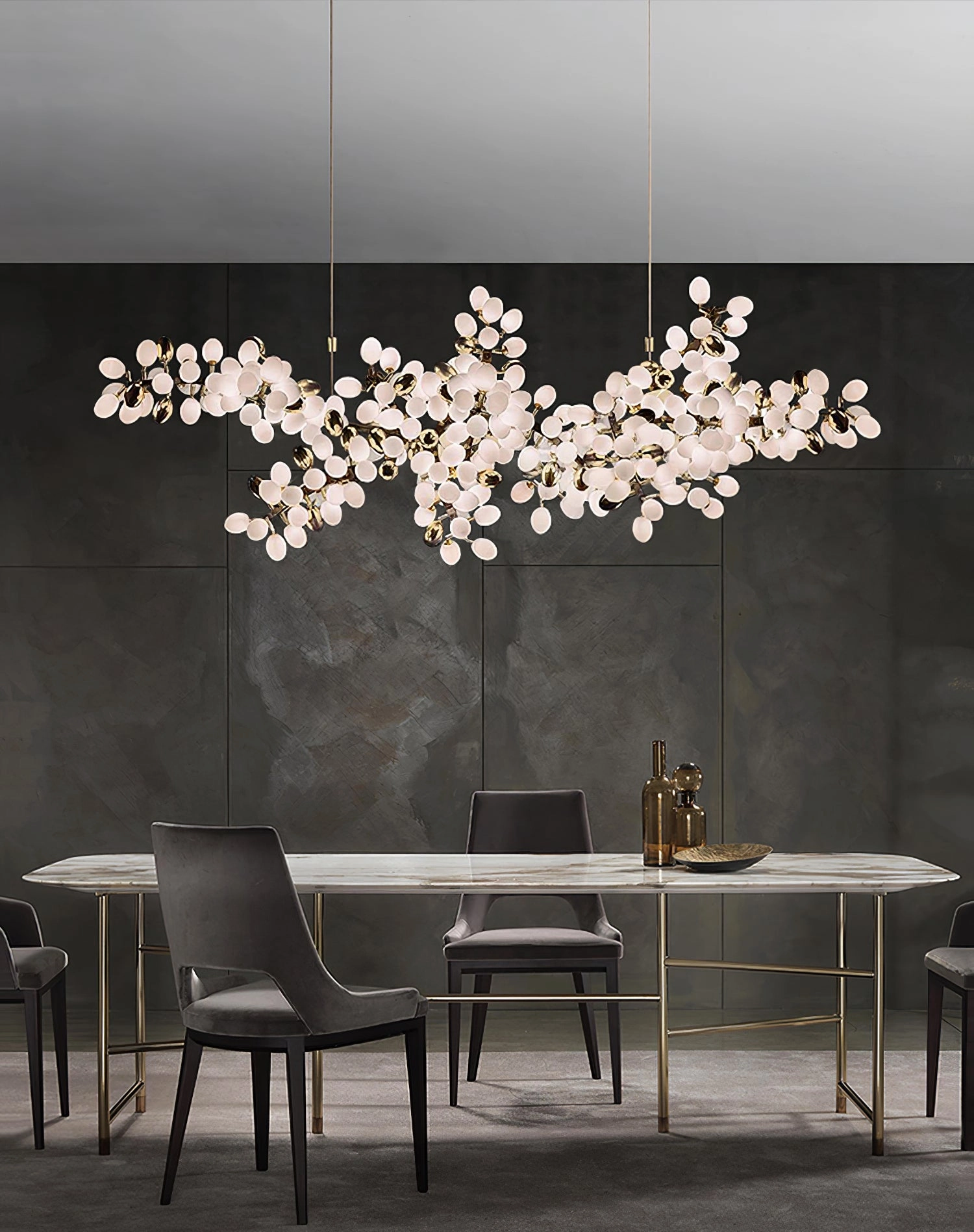 Grape Vine Bunch Chandelier