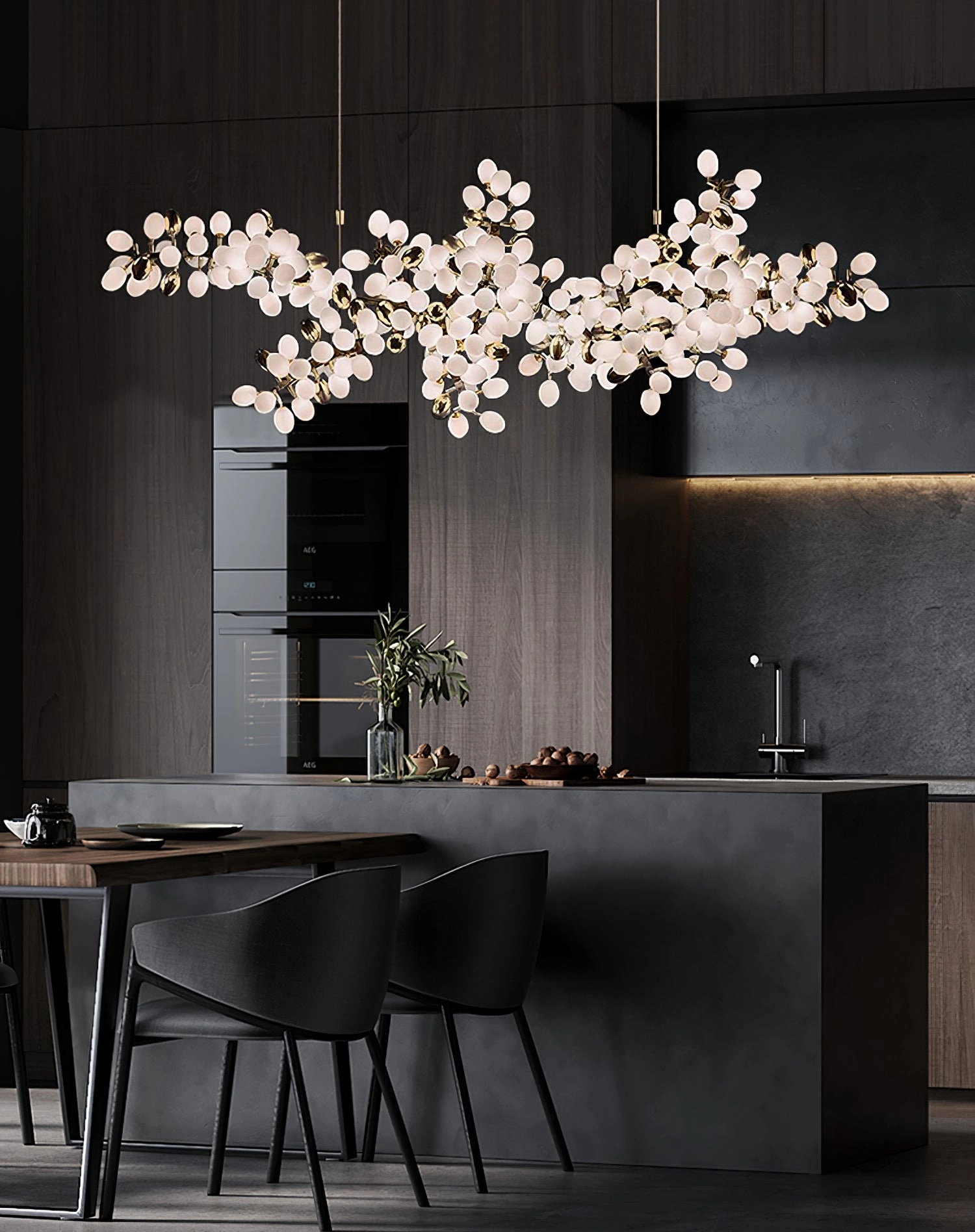 Grape Vine Bunch Chandelier