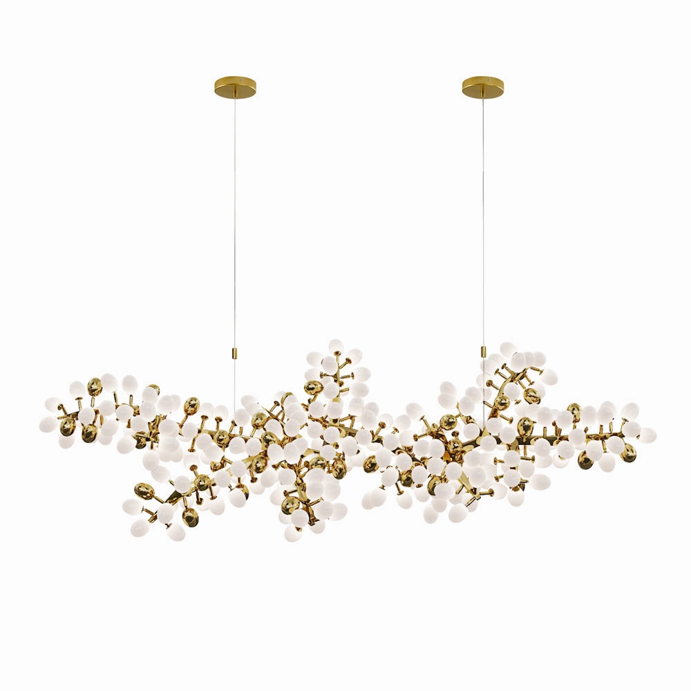 Grape Vine Bunch Chandelier flowerpot LED lamp