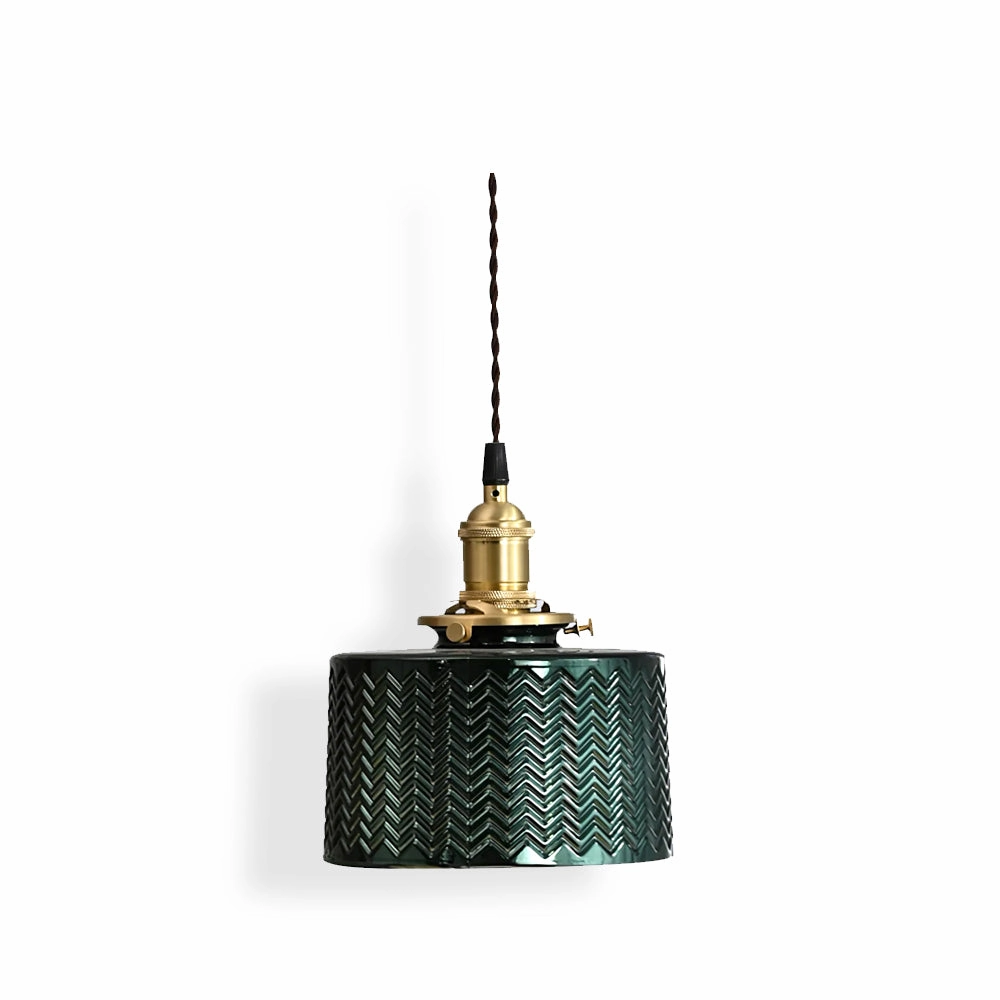Green Glass Pendant Lamp minimalist ceiling light