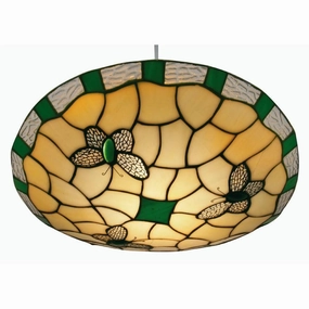 Green Round Butterfly Easy Fit Tiffany Ceiling Lamp Shade simple ceiling design light