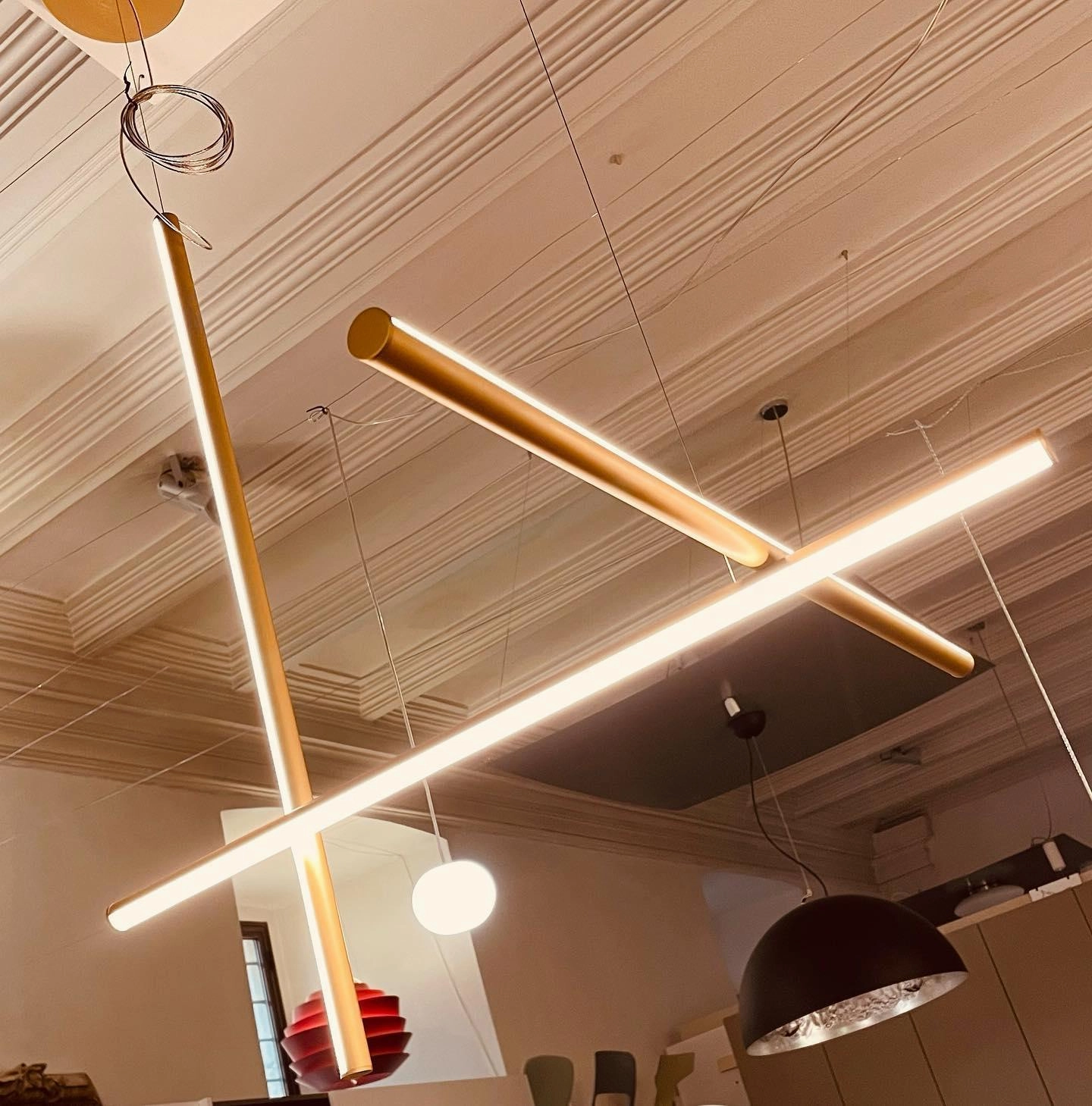 Gridline Linear Chandelier