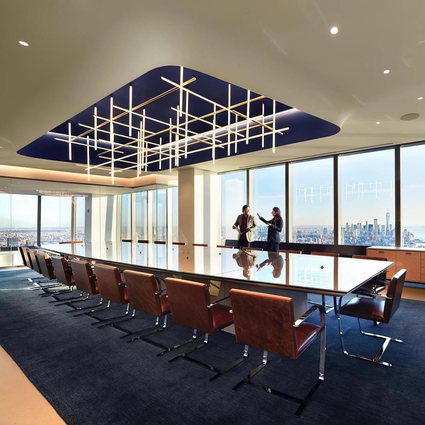 Gridline Linear Chandelier