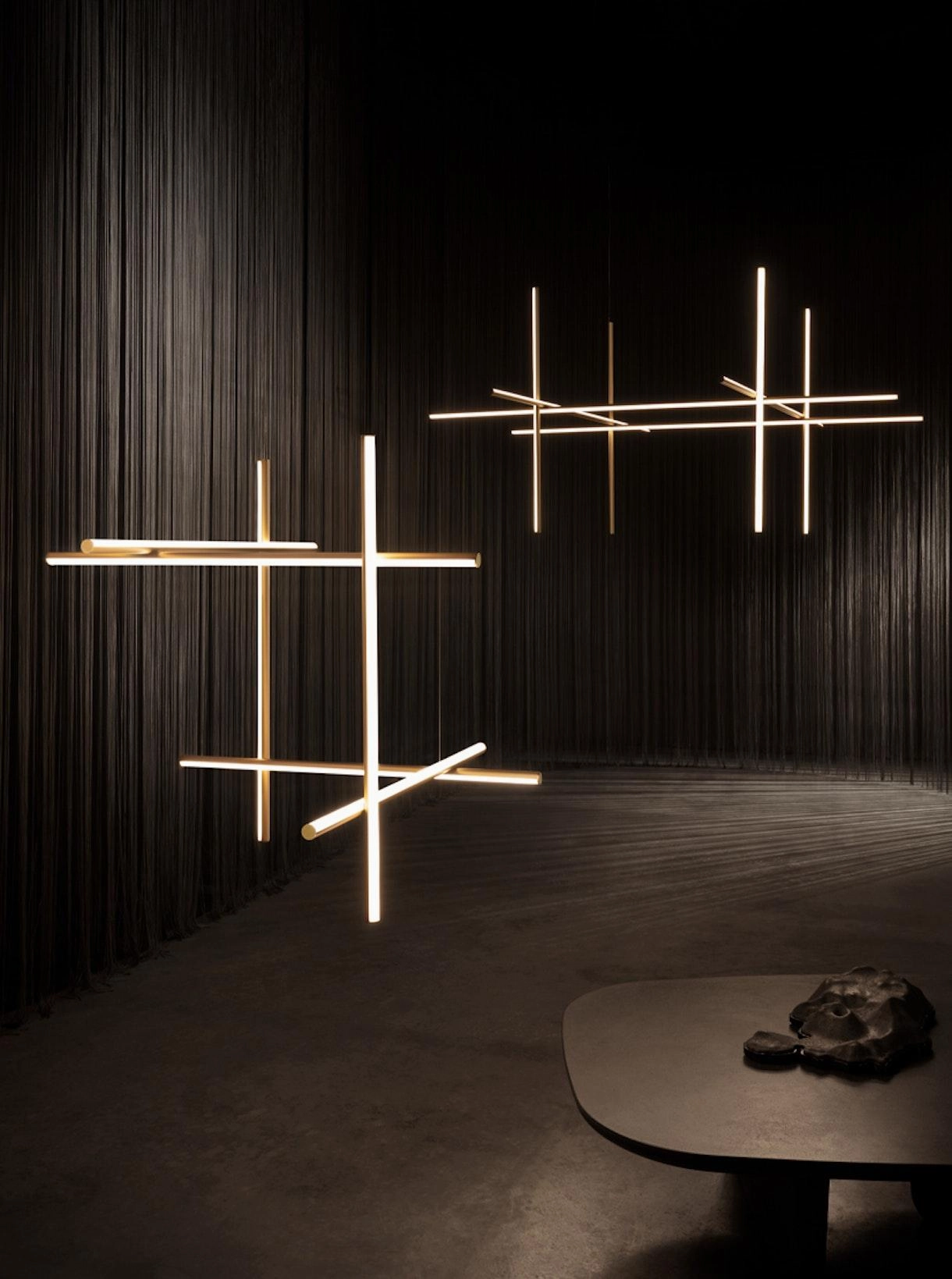 Gridline Linear Chandelier