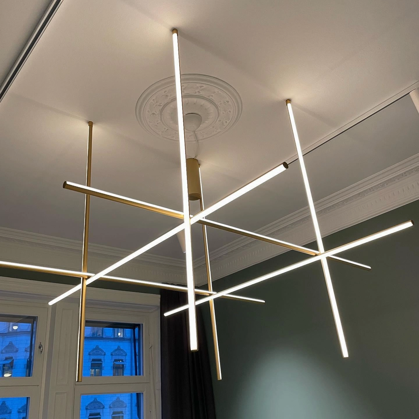 Gridline Linear Chandelier