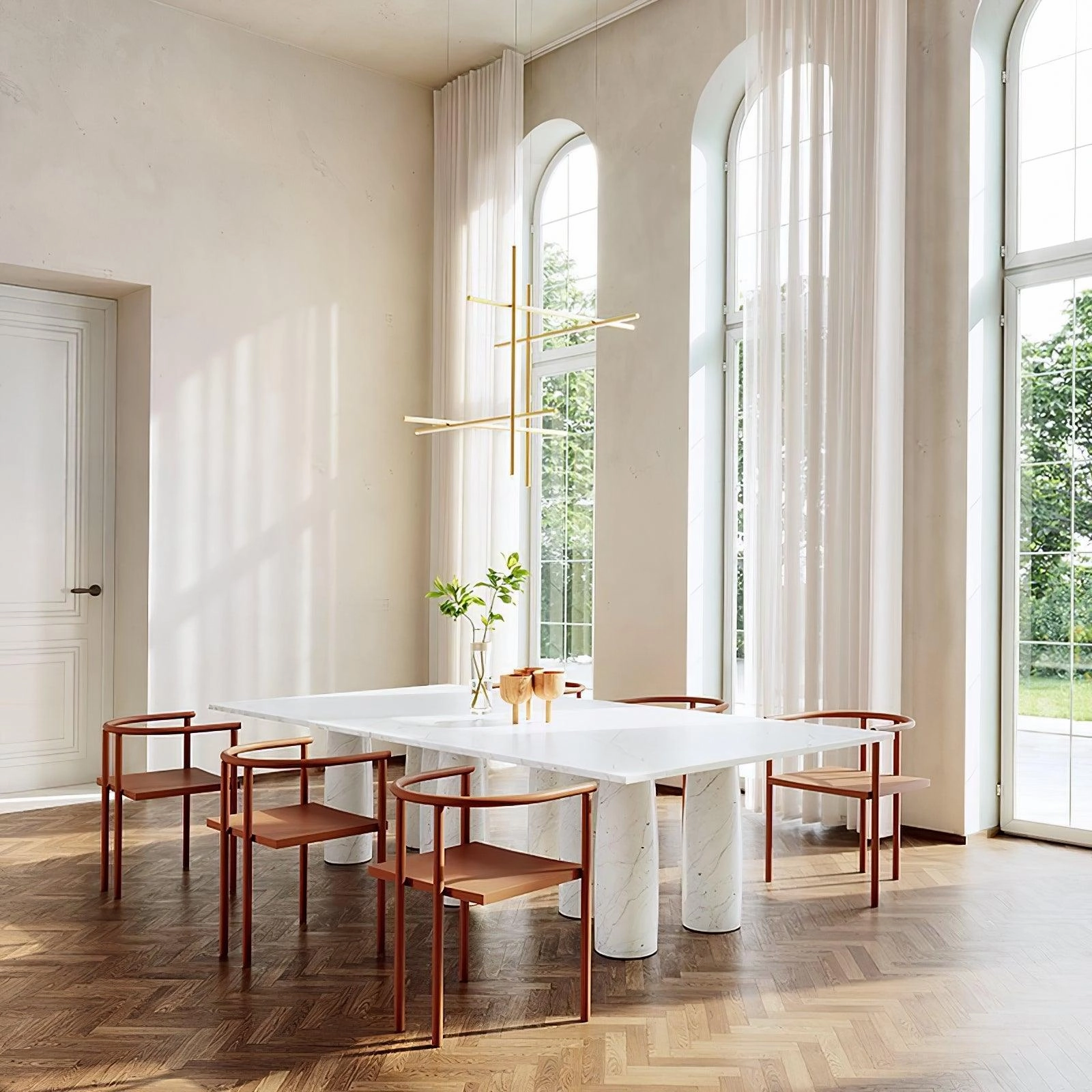 Gridline Linear Chandelier