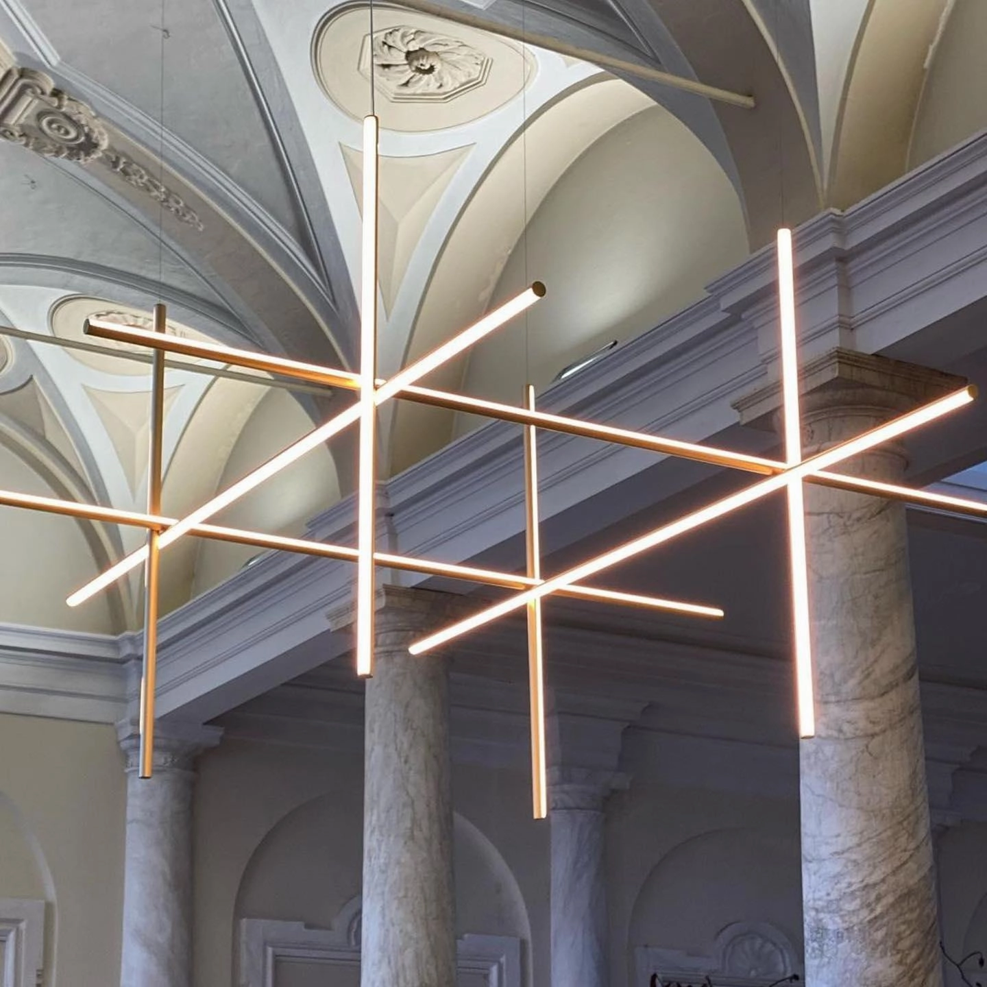 Gridline Linear Chandelier