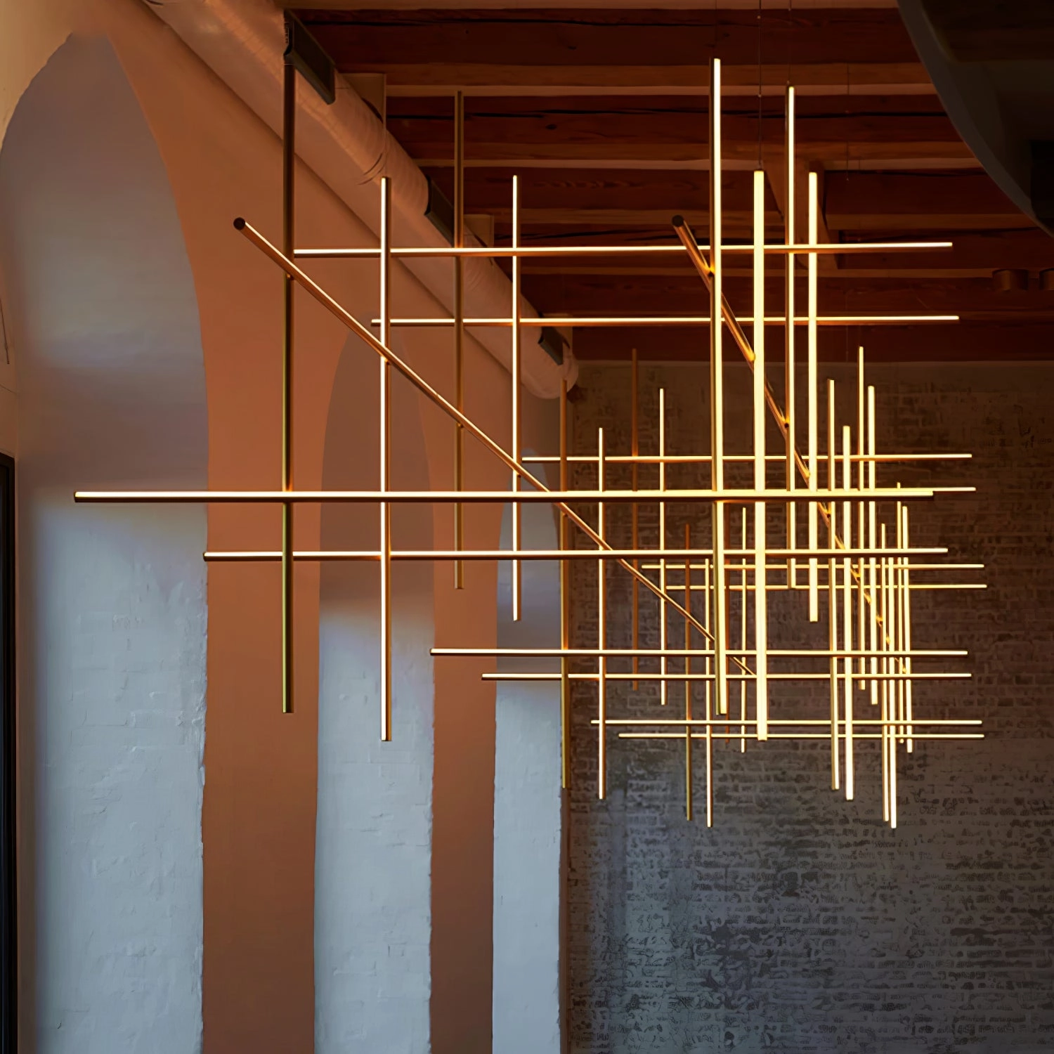 Gridline Linear Chandelier