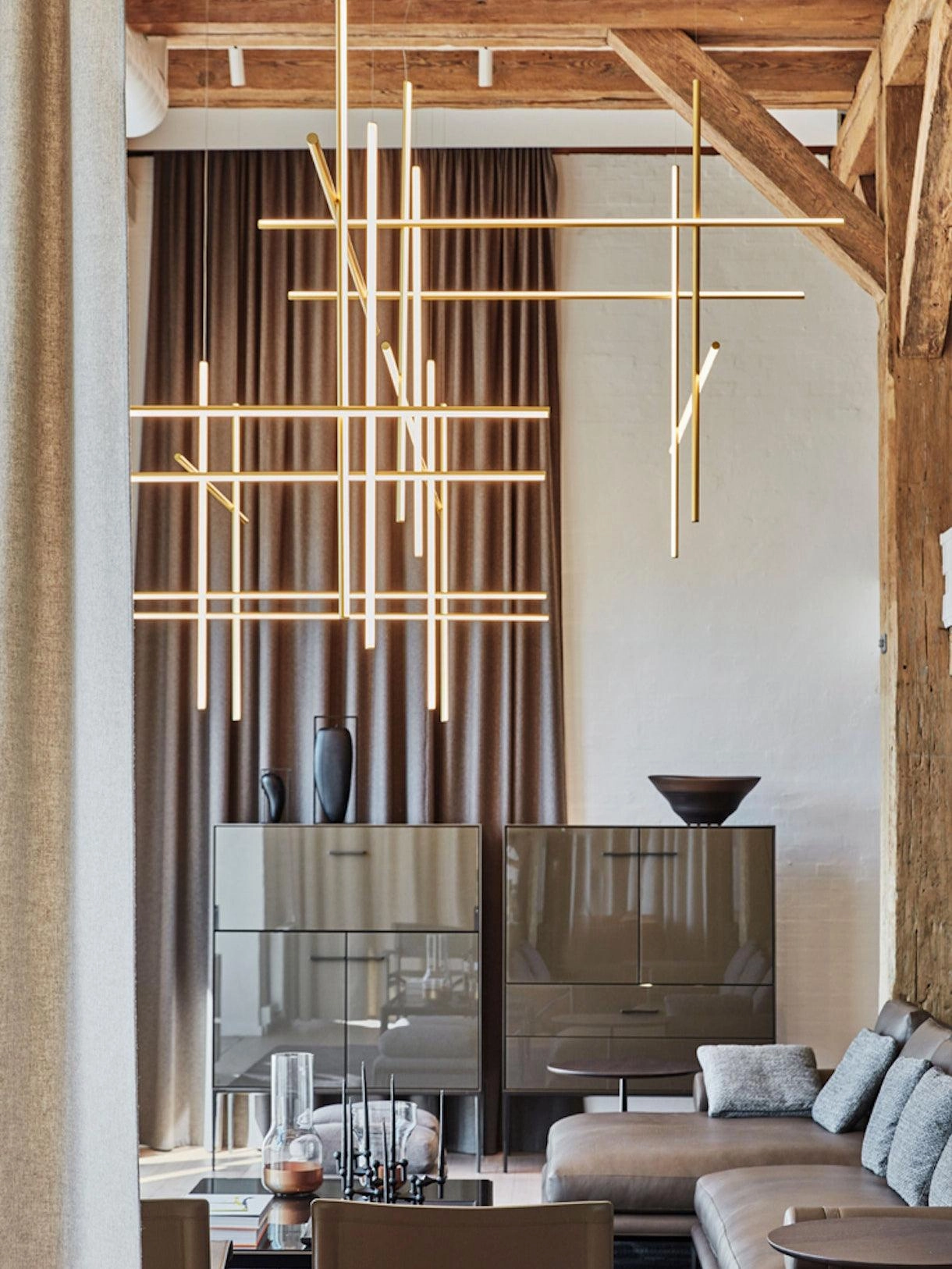Gridline Linear Chandelier