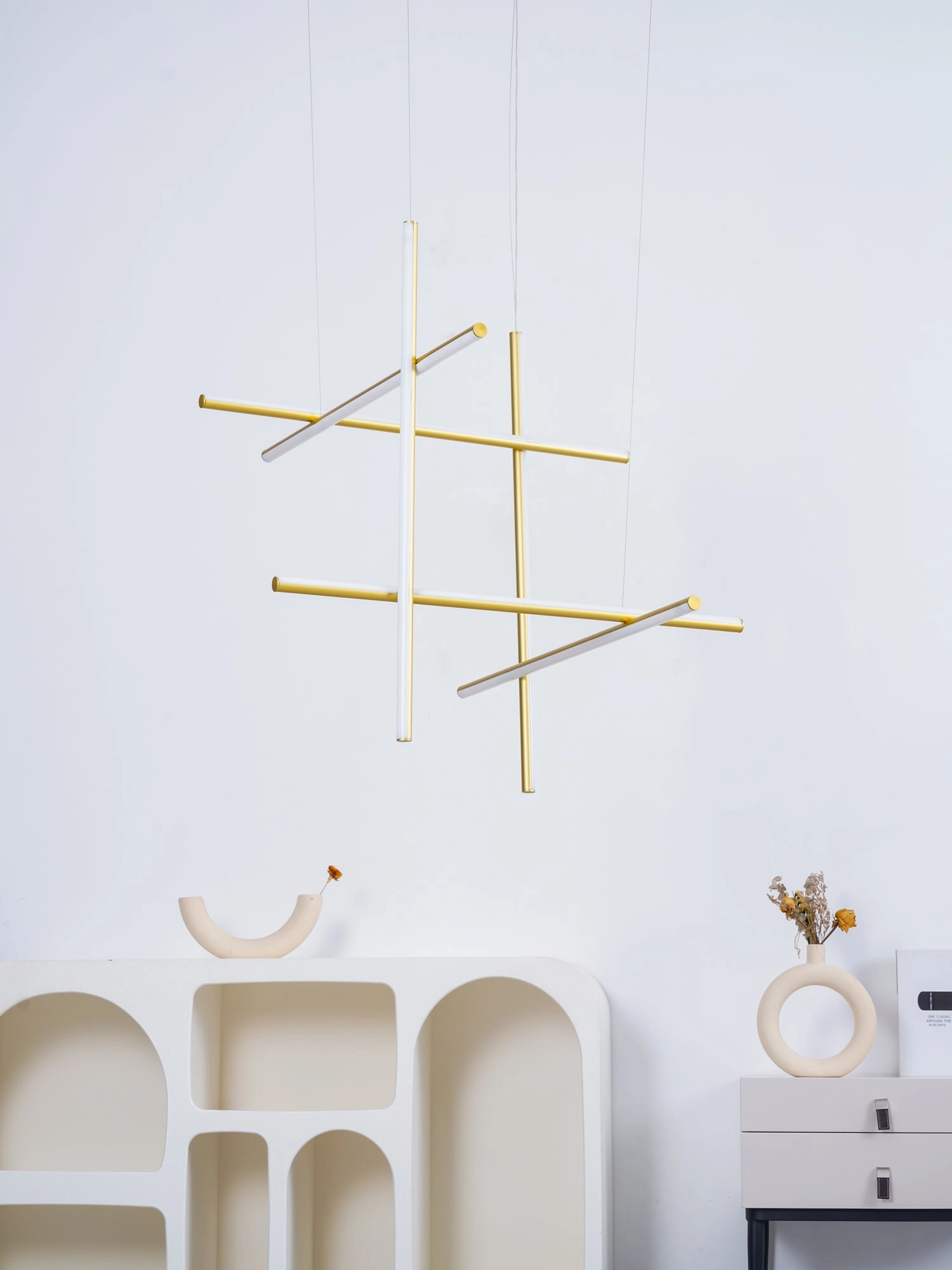 Gridline Linear Chandelier