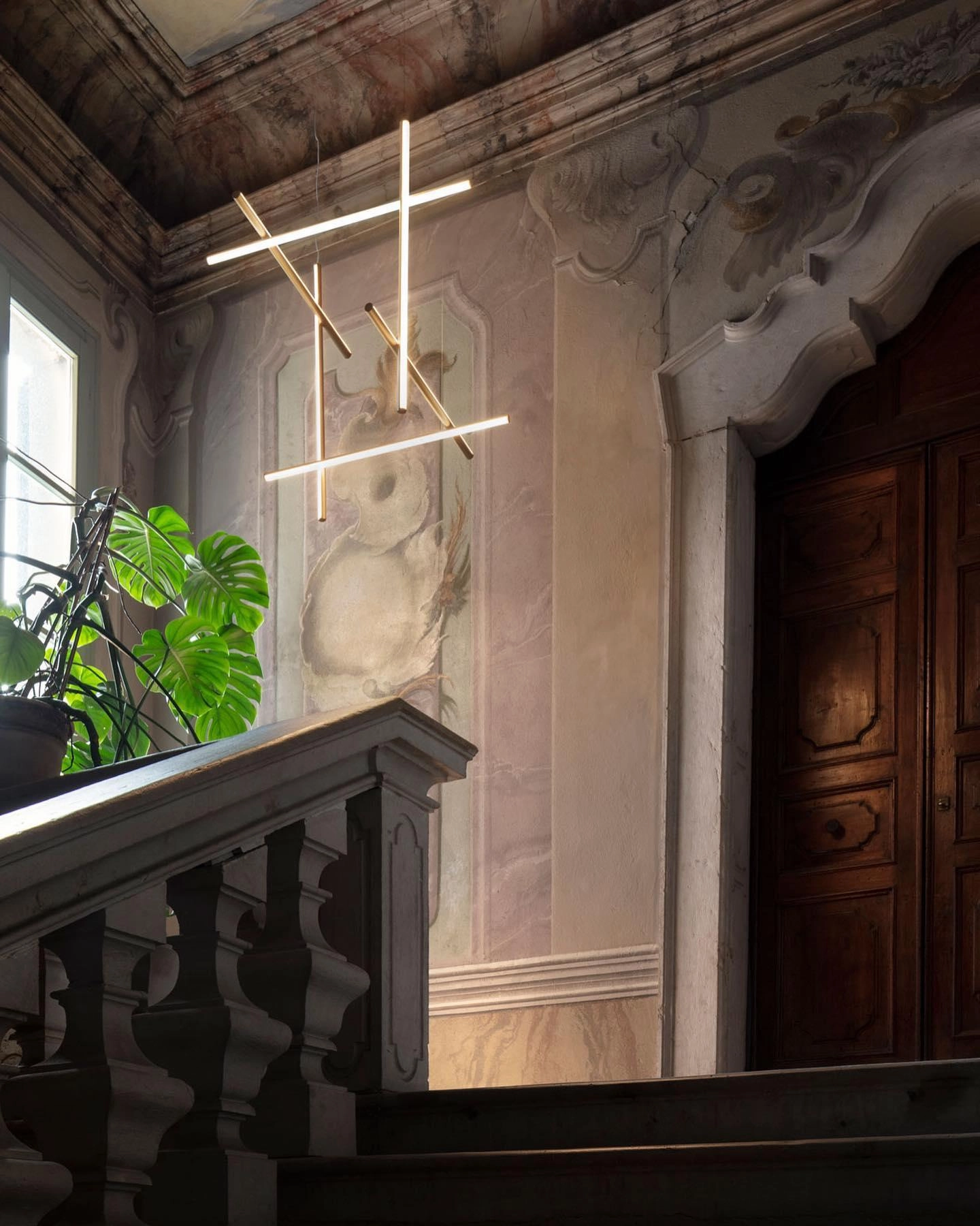 Gridline Linear Chandelier