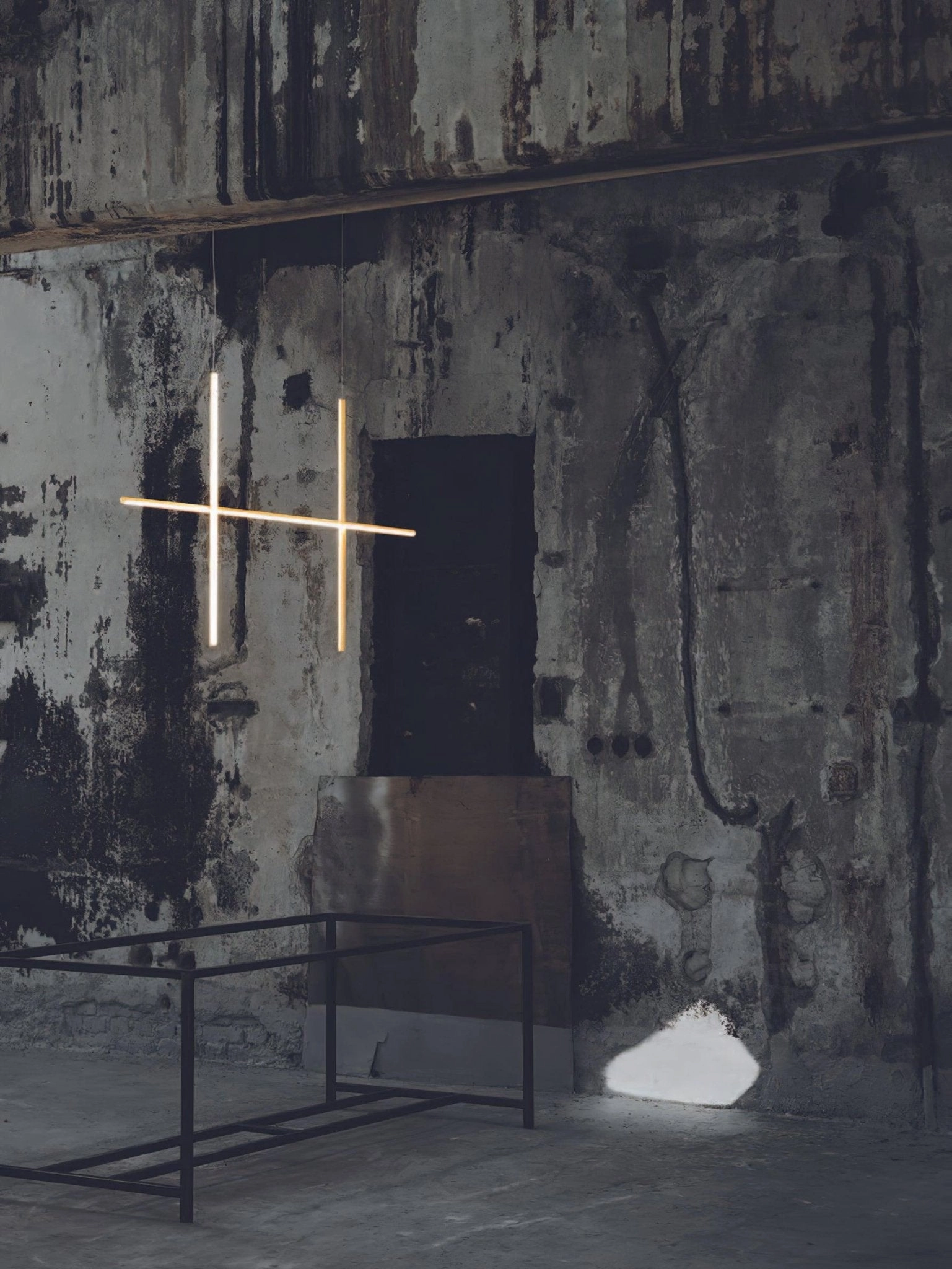 Gridline Linear Chandelier