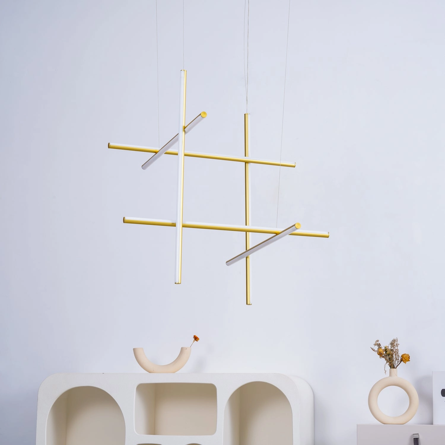 Gridline Linear Chandelier