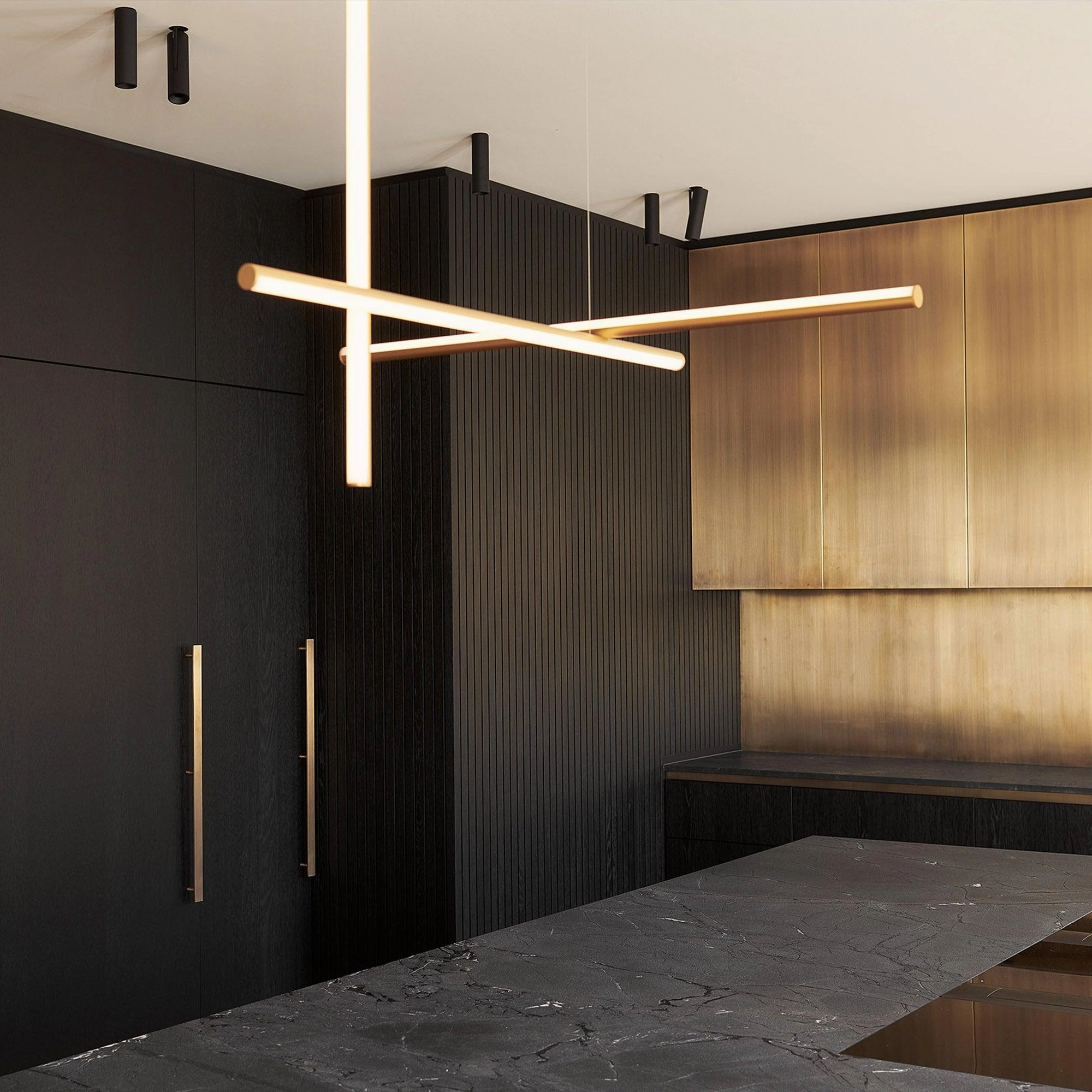 Gridline Linear Chandelier