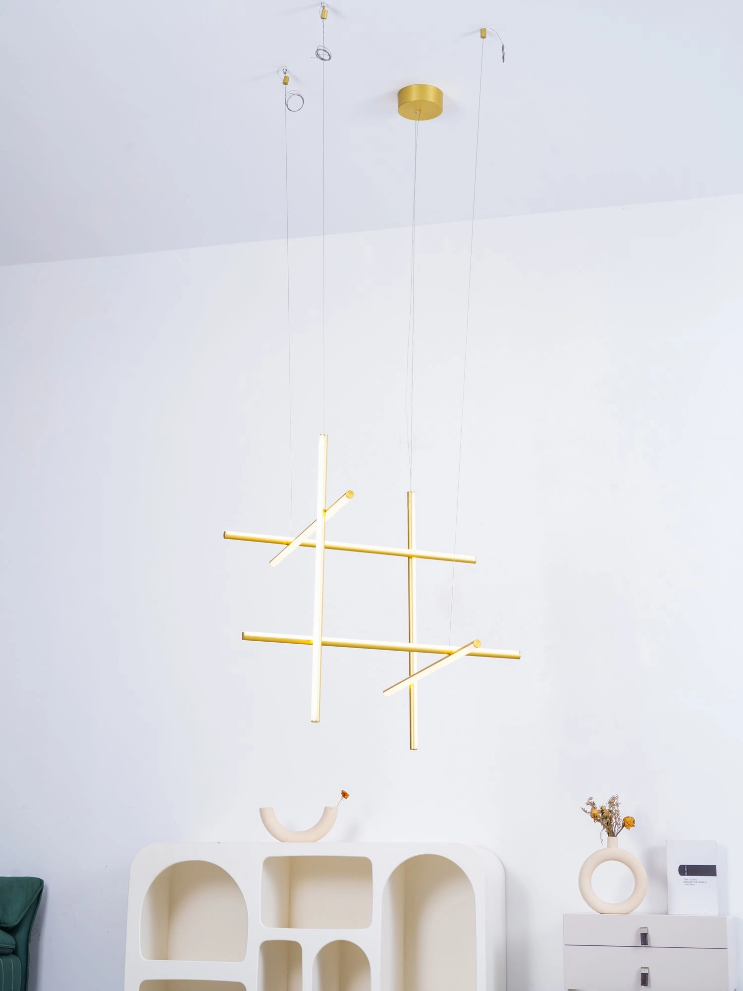 Gridline Linear Chandelier