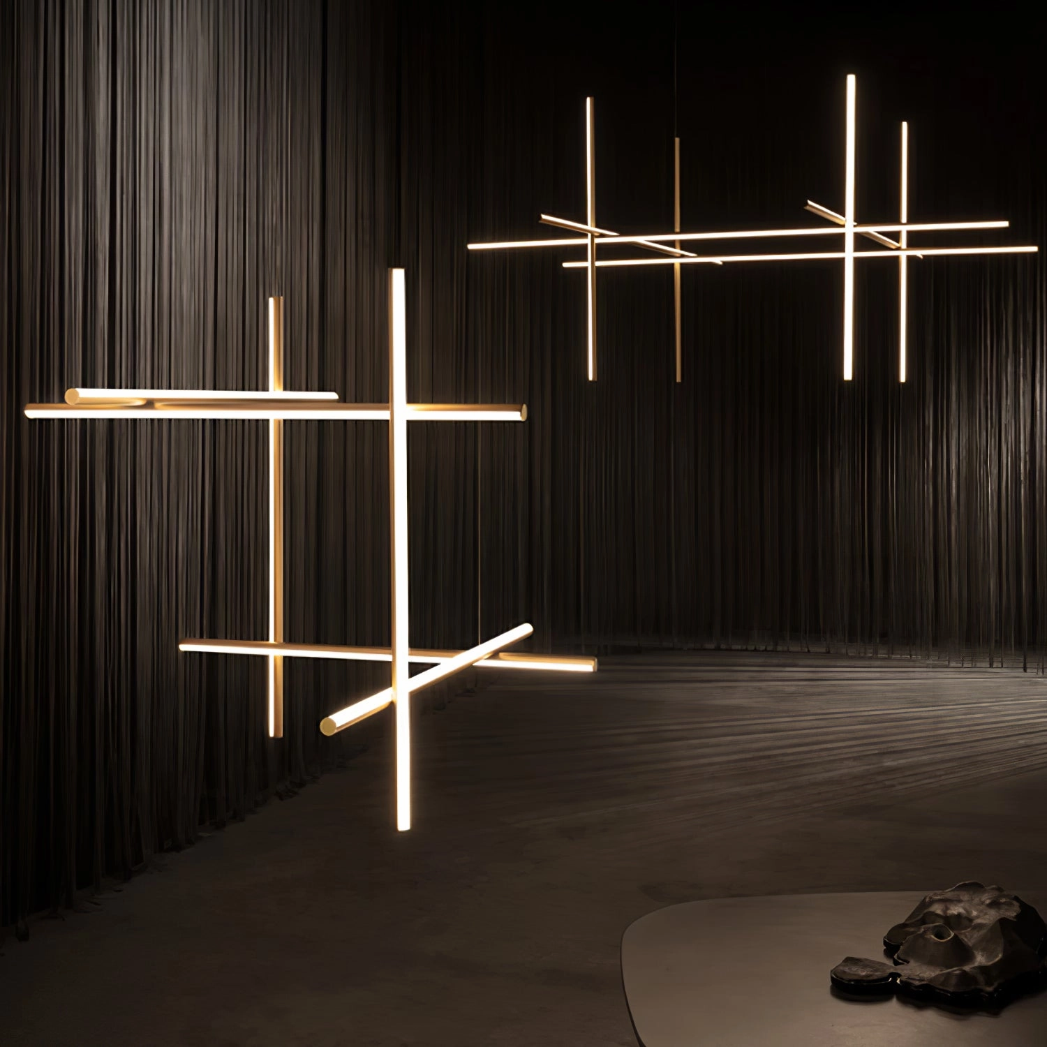 Gridline Linear Chandelier