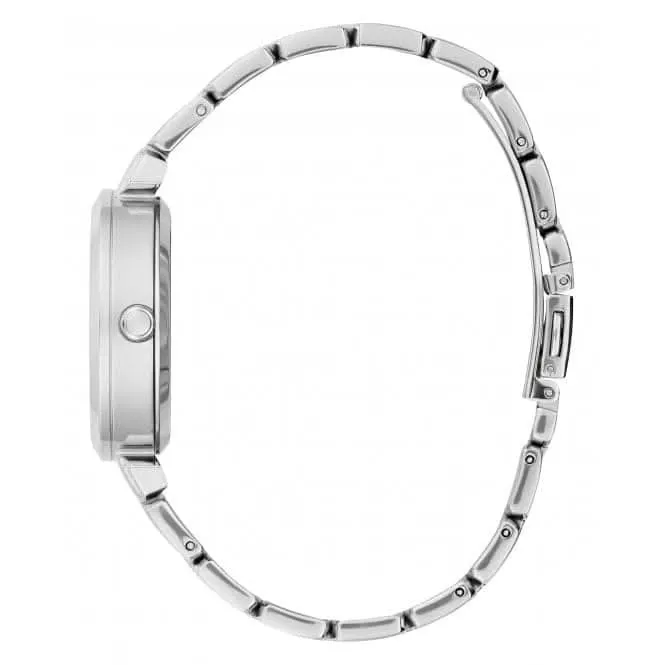 Guess Ladies Crystal Clear Stainless Steel Silver Watch GW0470L1