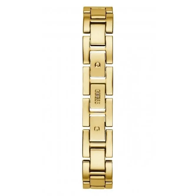 Guess Ladies Tri Luxe Stainless Steel Gold Tone Watch GW0474L2
