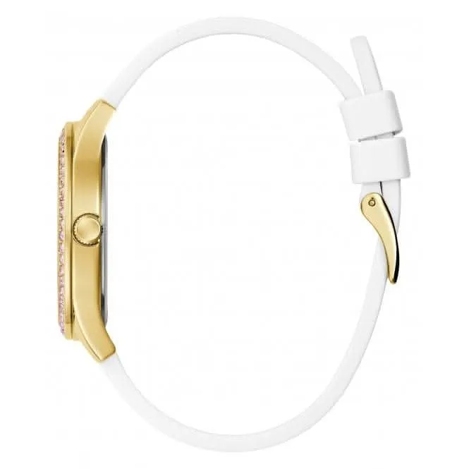 Guess Ladies Unity Stainless Steel Gold Watch GW0589L1