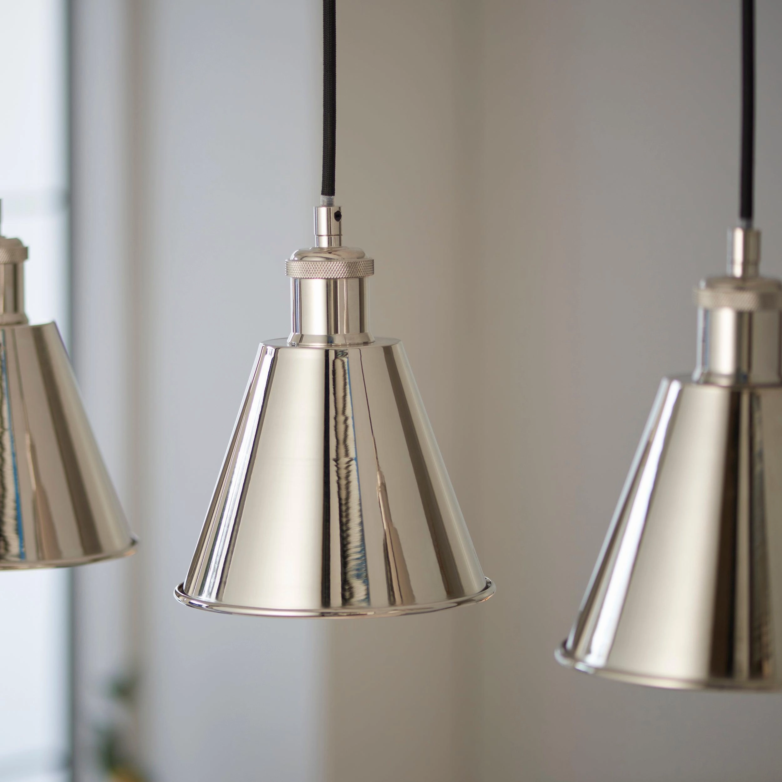 Hal Nickel 3 Light Adjustable Ceiling Pendant