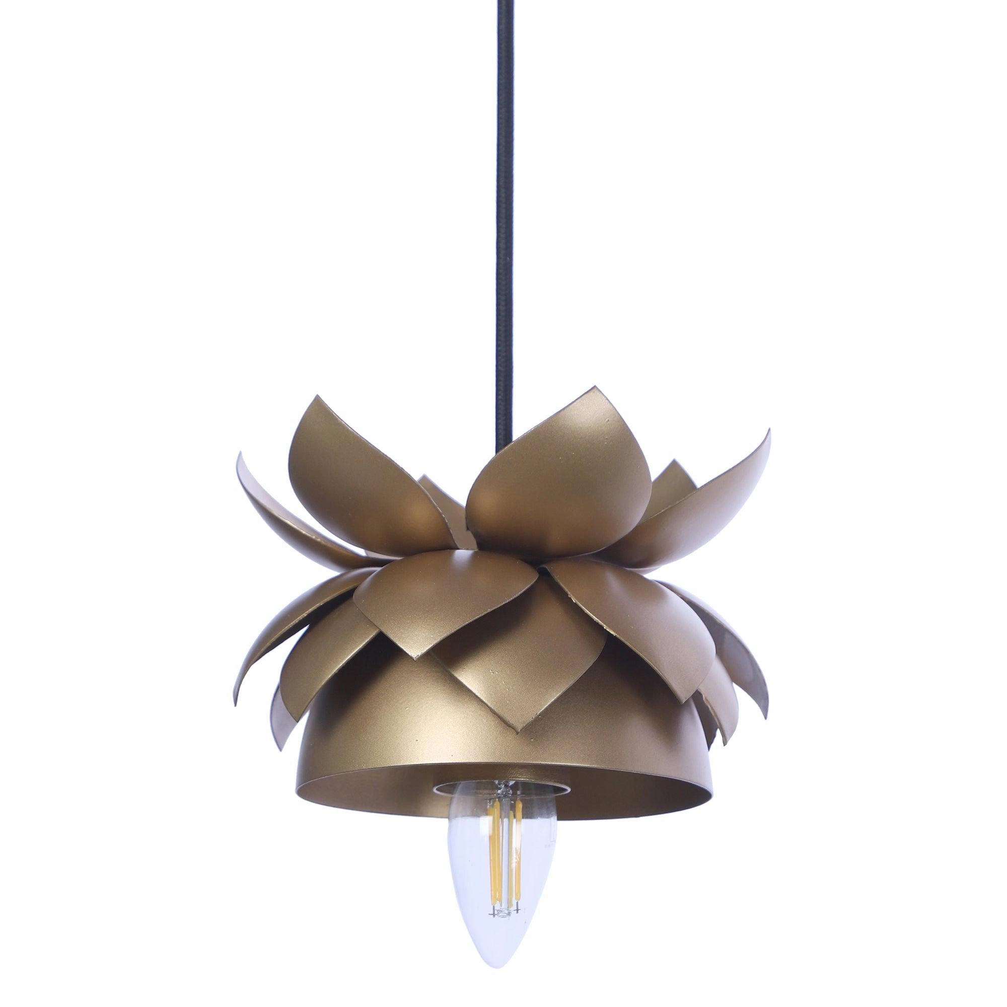 Hang Gold Metal Hanging Light by SS Lightings